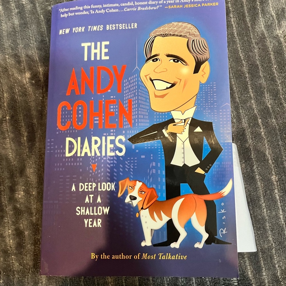 The Andy Cohen, diaries book autographed